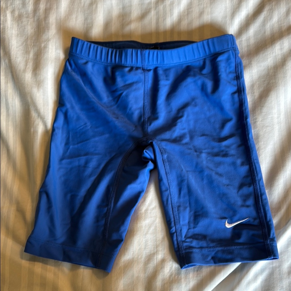 Nike Blue boys swim jammers